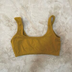 ARQ wide strap bra in size medium gold